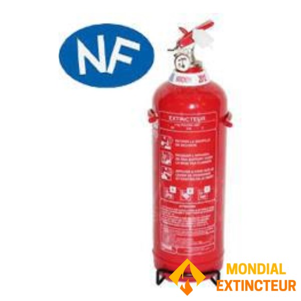 Mobiak 2Kg ABC fire extinguisher - NF standard