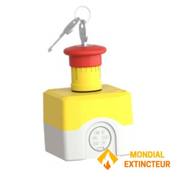Mushroom pushbutton emergency stop Schneider