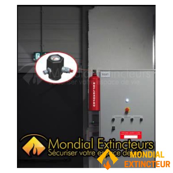 NOVEC - Reflex O Feu - automatic fire protection for 3 M³