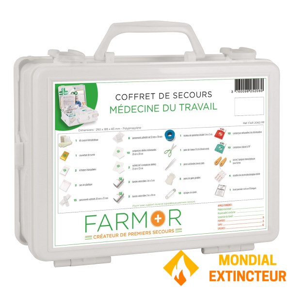 Occupational medicine first aid box