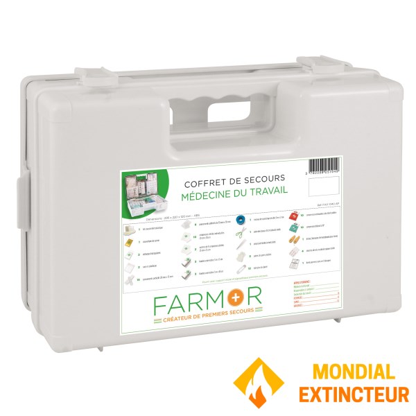 Occupational medicine first aid box - Intervention