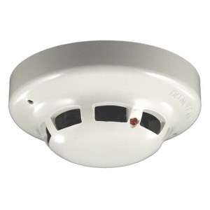 Optical smoke detector for smoke control units