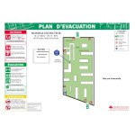 PVC 2 mm drainage plan - 3D effect A0 format