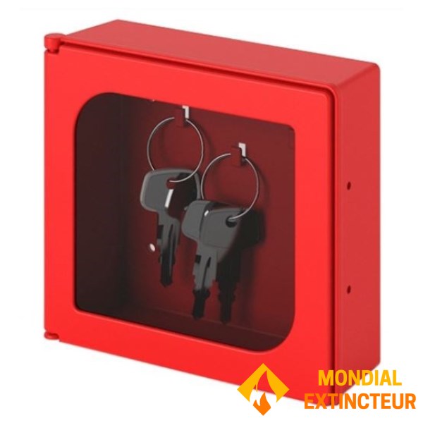 Pack of 10 plastic key boxes