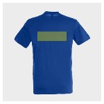 5 Personalized Tee-Shirts royal blue- Size M - Flocking Back