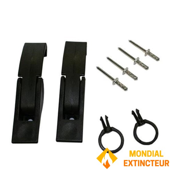 Plastic Frog Closure Kit For Fire Extinguisher Boxes