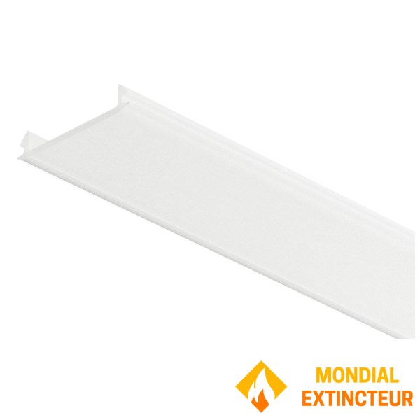 Plastic GLASS for smoke extraction winch - 48x145