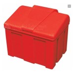 Plastic sandbox with inner and outer lids