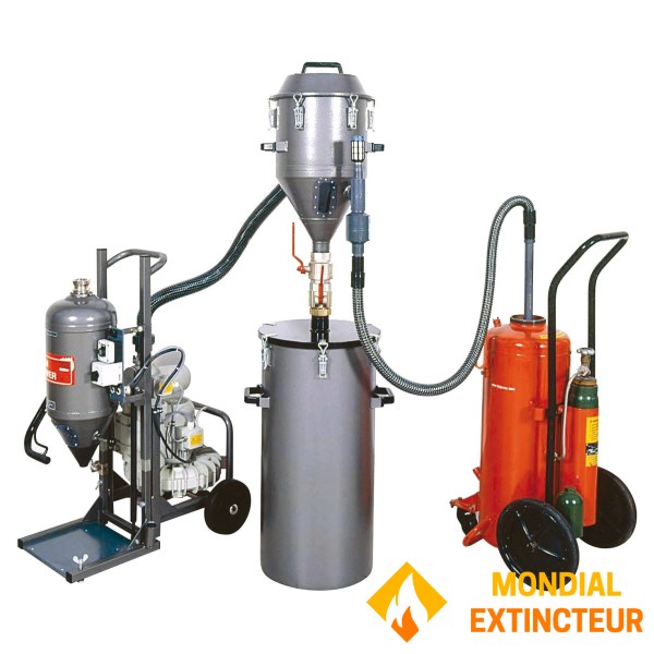 "Power" 400 V powder machine