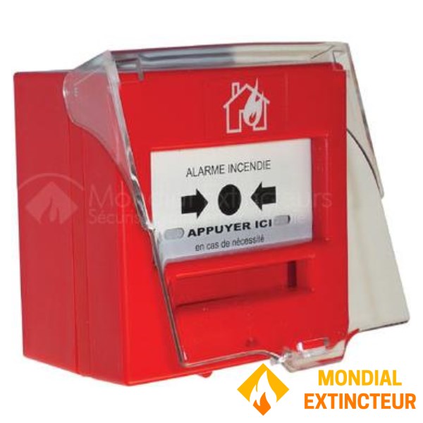 Protective flap for manual release