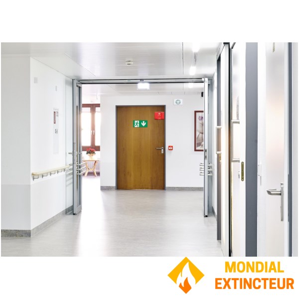 Radio alarm for emergency exit