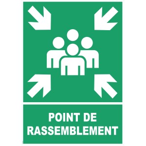 Rally point sign - PVC - Format A2