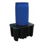 Retention bin for 1 drum