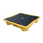 Retention bin for 4 drums