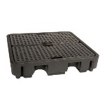 Retention bin for 4 drums