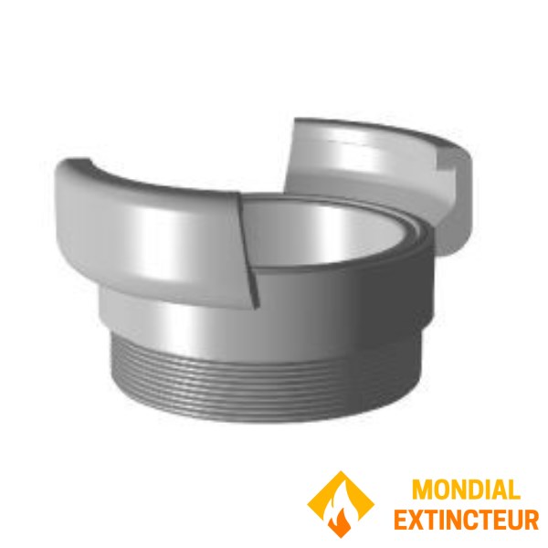 SG half-coupling with lock, male threaded bushing 65