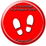 Safety floor markings - Diameter 40 cm