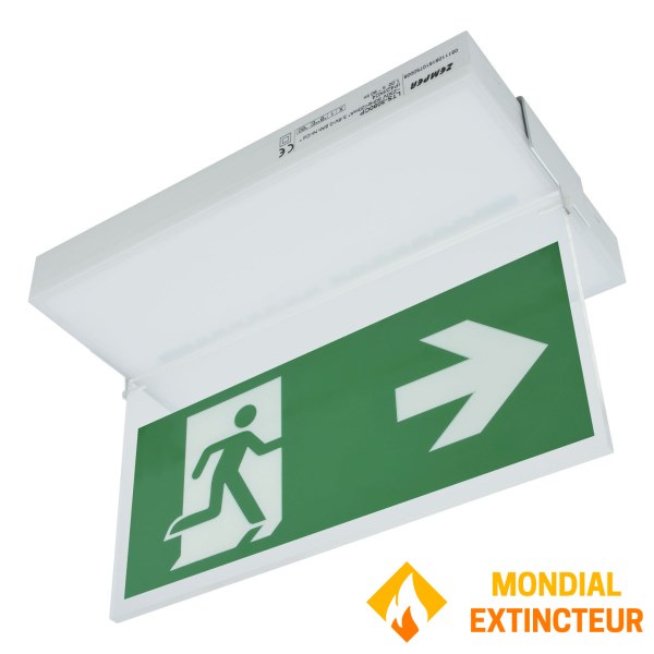 Sheet metal label holder for ceiling or wall mounting Model "TOLEDO"