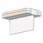 Sheet metal label holder for ceiling or wall mounting Model "TOLEDO"