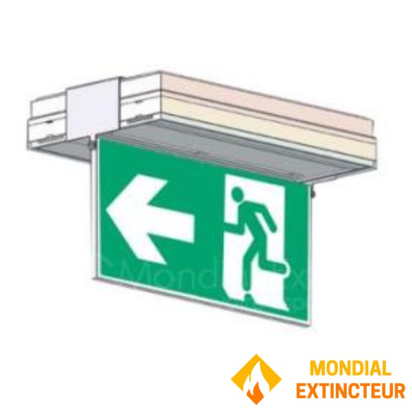 Single-sided ceiling-mounted silk-screen door