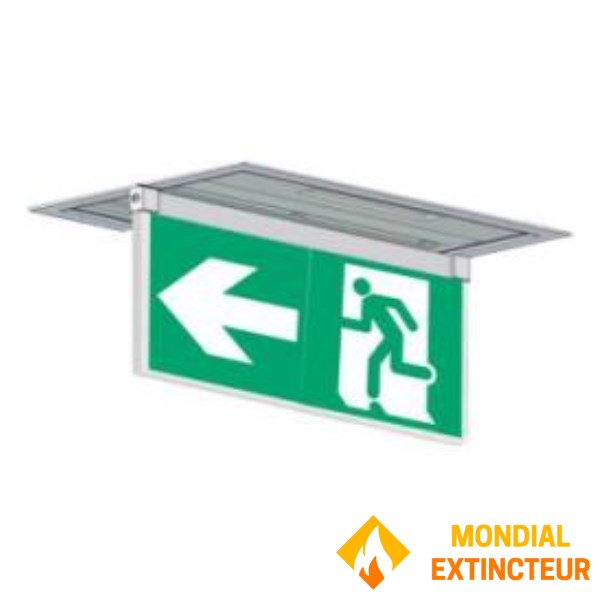 Single-sided ceiling-mounted silk-screen door