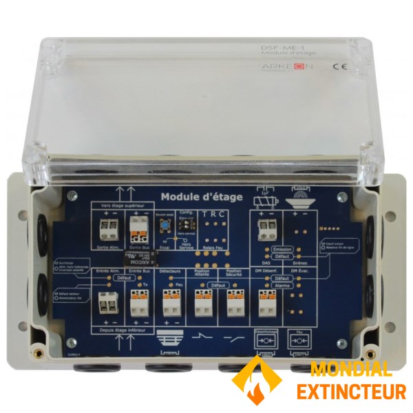 Smoke control floor module