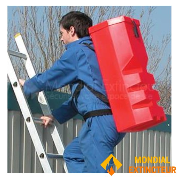 Special back and vehicle carrying case - Fire extinguisher 6 Kg/6 L