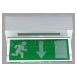 Surface-mounted housing for sheet metal ceilings - Edge lighting