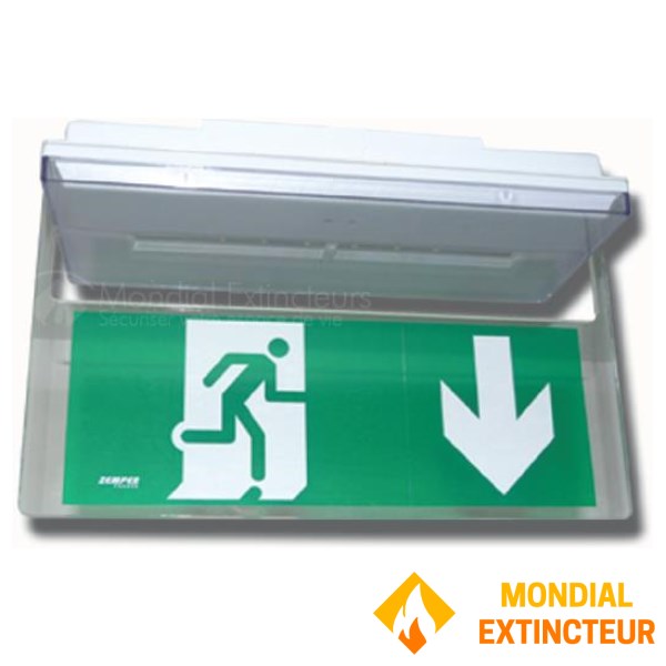 Surface-mounted label holder for ceiling Model "XENA FLAT"