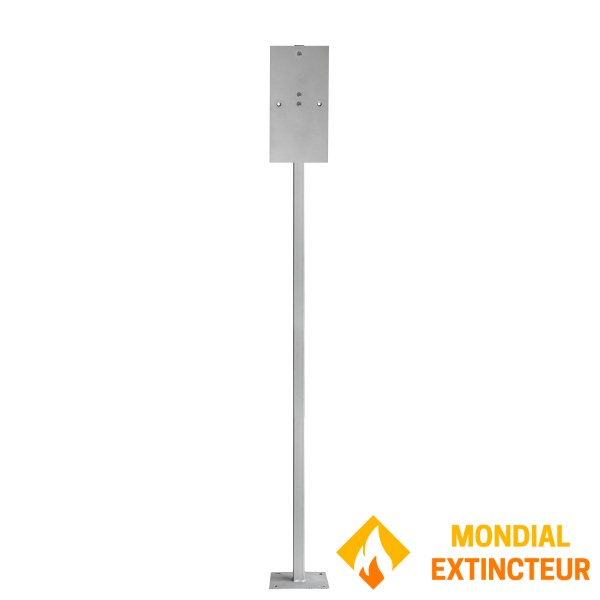 Telescopic mounting mast in galvanized steel 1M20 to 1M80