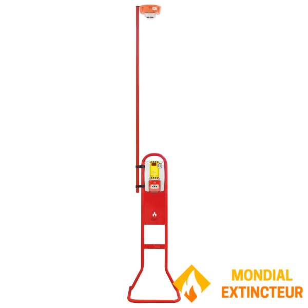 Temporary fire detection terminal