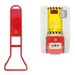 Temporary fire release terminal