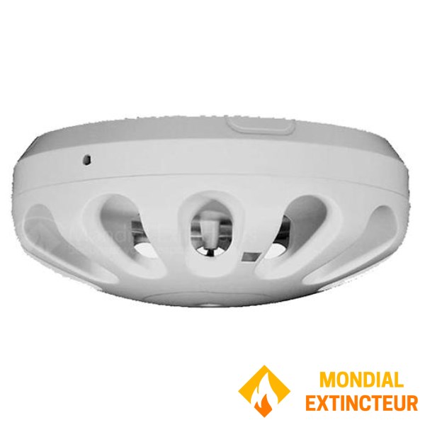 Thermovelocimetric heat detector