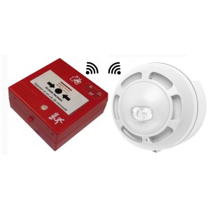 Type 4 addressable radio kit including DM and waterproof Flash siren - 1200-meter range