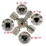 Universal key for control cabinets - Multifunction key