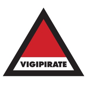 Vigipirate Plan sticker - Risk of attack - 33 CM X 33 CM