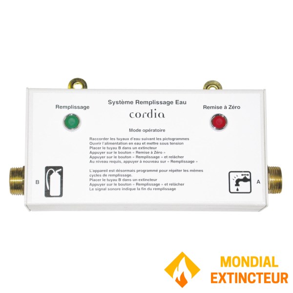 Water filling system for 6- and 9-litre extinguishers