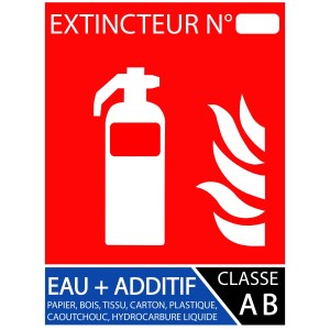 Water-sprayed PVC panel 10 x 15 cm - Class AB