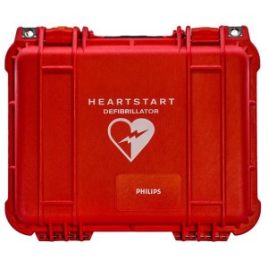 Waterproof case for Philips HS1 and FRx defibrillators