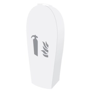 White Hybrid Cover for 6/9 kg Permanent Pressure extinguisher