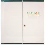 2-door medicine cabinet - 12 shelves