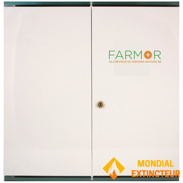 2-door medicine cabinet - 12 shelves