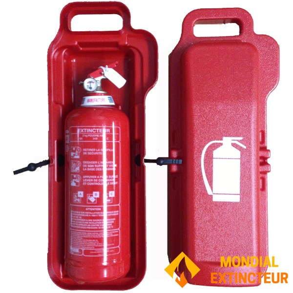 Car extinguisher and carrying case 1 Kg powder
