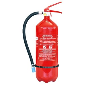 6-litre NF fire extinguisher with free sign - ANAF brand