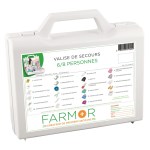 6/8 person emergency suitcase with handle and wall bracket