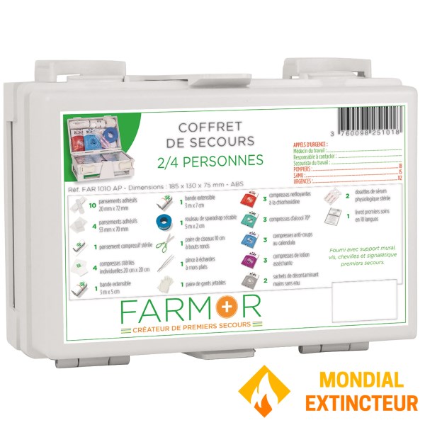 2/4 person first-aid box