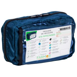 4/6-person first-aid kit Zipper closure