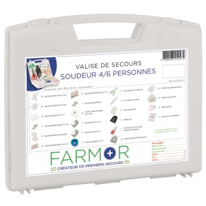 4/6-person welder's first-aid case