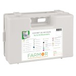 10/12 person first aid box with handle and wall bracket