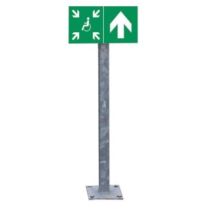 1M to 1M50 galvanised steel telescopic mounting mast